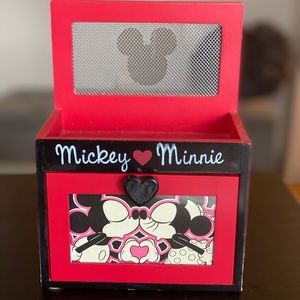 Mickey + Minnie Mouse earring holder + trinket box